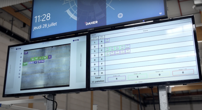 Les écrans Palet AI.